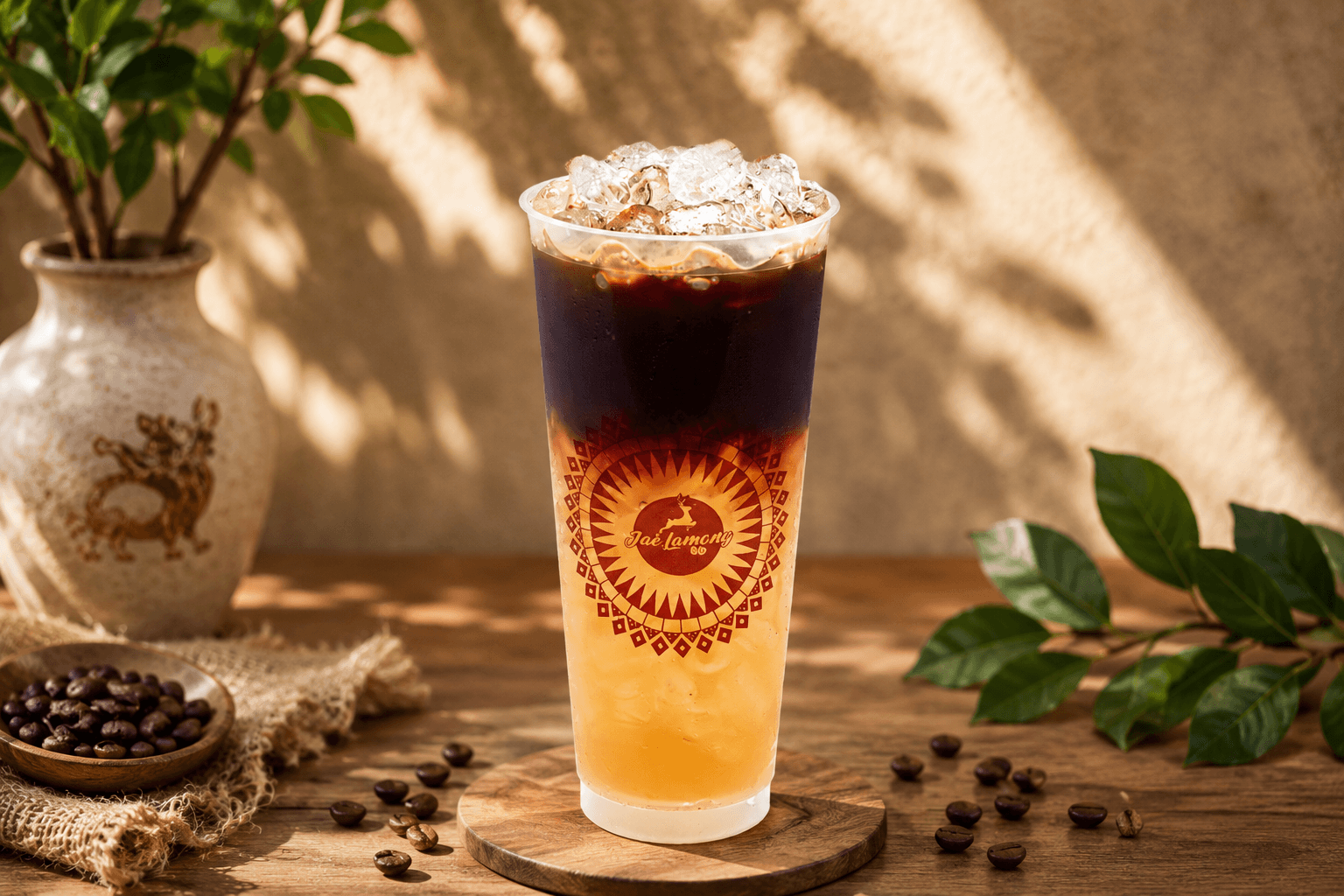 Americano Honey Iced